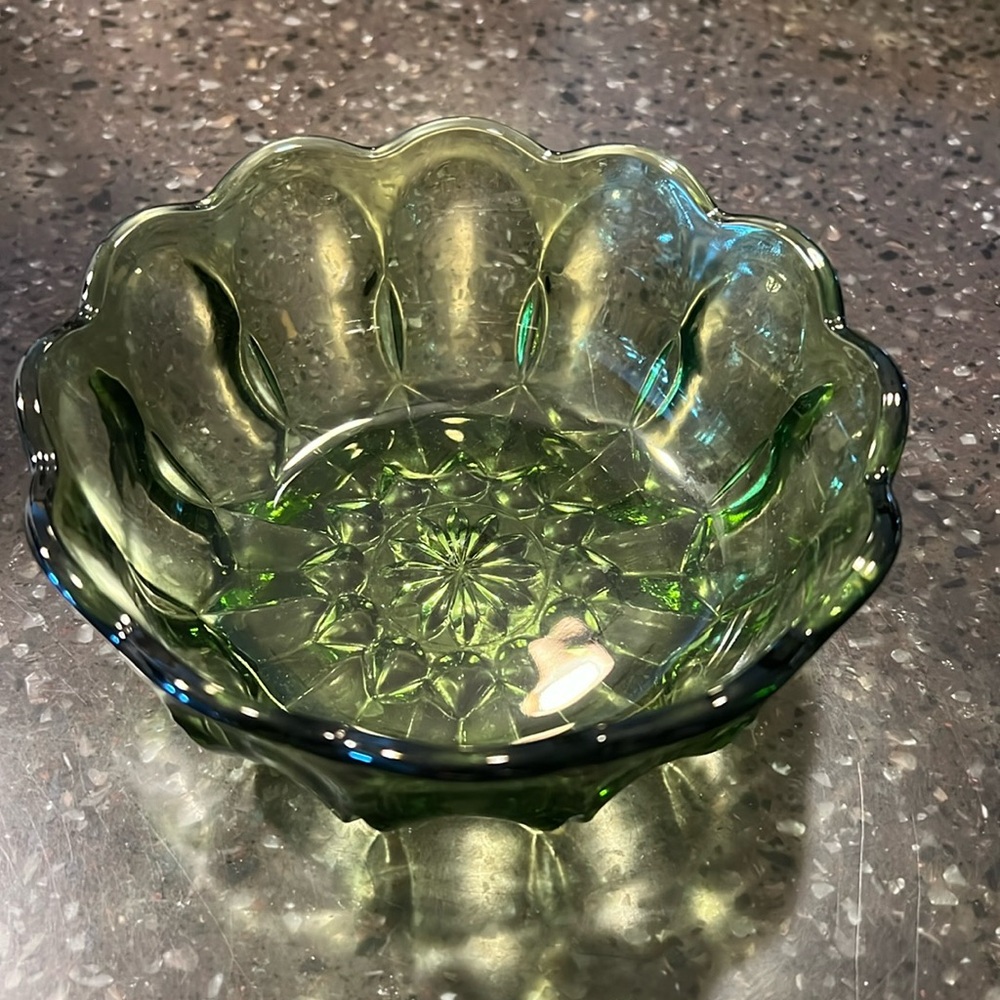 Depression era glass bowl